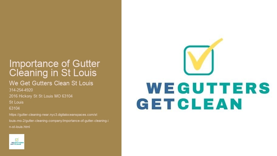 Importance of Gutter Cleaning in St Louis